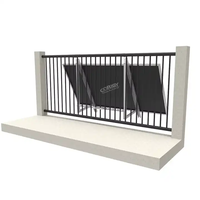 Modules PV d'énergie renouvelable d'Allemagne soutenant la structure de montage photovoltaïque de balcon