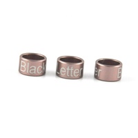 Bagues d'identification pour pigeons de course en aluminium, colorées, fermées et personnalisables, de 2 à 22 mm, vente en gros d'usine, haute qualité
