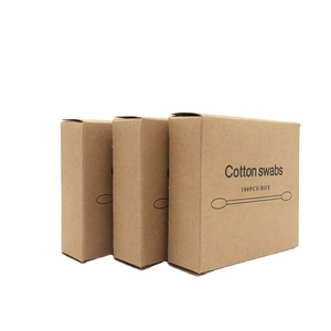 Prezzo a buon mercato eco-friendly bastoncini di cotone di bambù bastone di legno 100pcs dell'orecchio della sfera di pulizia - Product Image 4