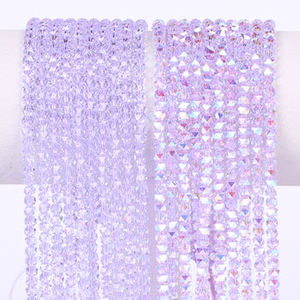 Wholesale Bucket <b>Beads</b> Transparent Coloured <b>Glass</b> <b>Beads</b> Synthetic Quartz Stone <b>Crystal</b> Loose <b>Bead</b> for Jewellery Production - Product Image 3