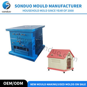 Hızlı teslimat stok depolama hazır kalıp plastik büyük köpek evi kulübesi büyük lüks Pet House açık köpek ev kullanılan kalıp üzerinde stok - Product Image 3