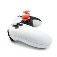 Rallonge de Joystick Analogique en Plastique Surélevée avec Capuchon de Prise en Silicone pour Manette PlayStation PS4 PS5