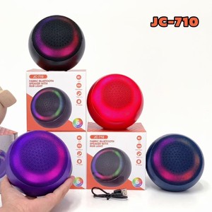 Nouvelle enceinte Bluetooth portable JC-710 en forme de <span class=keywords><strong>boule</strong></span> de bowling, mini, avec lumière RVB colorée, subwoofer, portable, carte TF, audio extérieur, cadeau - Product Image 2