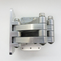 Charnières à ciseaux personnalisées usinées CNC, en aluminium de qualité aéronautique et acier inoxydable, charnière à ciseaux dissimulée robuste HW