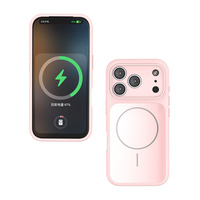 Coque de téléphone en silicone en gros d'usine avec panneau arrière magnétique en acrylique pour Samsung séries 24, 25, 26