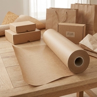 Papier kraft écologique double face enduit de PE pour la fabrication de gobelets d'emballage alimentaire