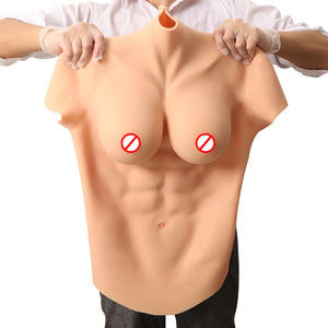 2024 Offre Spéciale poitrine artificielle Silicone et caoutchouc Muscle costume crosscommode pour Cosplay pour hommes Shapewear - Product Image 5