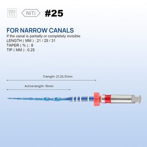 New endodontic 04 cố định côn động cơ tập tin nhiệt kích hoạt màu xanh máy móc hanway 6 cái/mỗi hộp 3 năm trực tuyến hỗ trợ kỹ thuật - Product Image 5