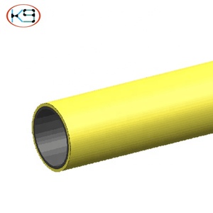 Çin sanayi ESD siyah ince boru 28mm kalınlık Goblin kaplı 28.6mm boyut kaynaklı çelik yalın boru boru akış rafı - Product Image 5