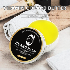 Mantequilla para Barba 100% Natural con Vitamina C y Manteca de Karité, Crema Hidratante y Nutritiva para Barbas Masculinas, Venta al Por Mayor de Fábrica OEM - Product Image 2