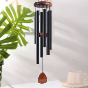 Wholesale Outdoor <b>Memorial</b> Wind Chimes Garden Wind Chimes with 6 Aluminum Alloy Tubes - Product Image 3