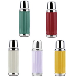 Bouteille isotherme en acier inoxydable à double paroi avec sangle, vente en gros - Product Image 1