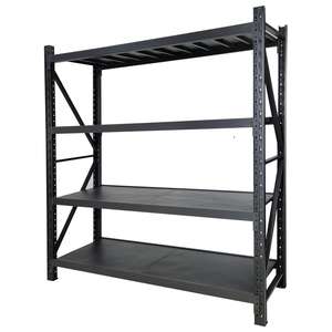 פלדה כבד נושאת עומס 500 ק "ג/שכבה מתכווננת מדפי אחסון מותאם אישית מחסן בינוני מדפים מידוף - Product Image 2