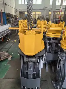 Excavator Parts Construction Machinery Parts Rotating Log Grapple Wood Grapple For Hydraulic Grapple Excavator Rock Grapple