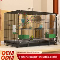 35 #   Cage à oiseaux pour perruches, usage domestique, villa, cage à perroquets d'intérieur montée sur voiture, boîte de reproduction pour oiseaux, modèle toutes saisons
