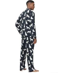 Pijamas Personalizados con Estampado Completo para Hombre, Talla Grande, Conjuntos de Pijamas, Ropa de Dormir de Manga Larga para Hombre, Conjuntos de Salón - Product Image 2