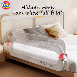 Barandilla de Cama para Niños Pequeños Barandillas de Cama para Niños con Doble Cierre de Seguridad para Bebés y Niños con Diseño para Infantes - Product Image 2