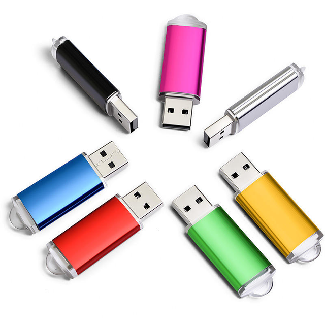 Factory Support OEM USB 2.0 Flash Drive 4GB 8GB 16GB USB 3.0 Drive Flash Disk Memory StickMetal Pendrive Custom Thumb Pen