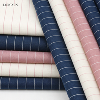 Tissu en nylon et coton mélangé élasthanne, tissé, teint en fil, écologique, uni, pour chemises, blouses et sacs pour femmes et hommes