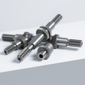 Usine de fabrication professionnelle Pièces usinées CNC Arbres d'engrenages Arbre cannelé de haute précision Pignon d'arbre principal - Product Image 2