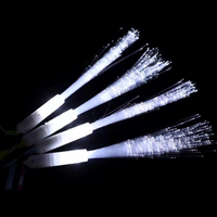 Varita Luminosa de Fibra Óptica LED, Azul y Verde, para Fiestas, Conciertos, Bodas y Decoración