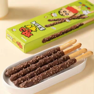 Galletas Coreanas Sunyoung en Barra, Sabor a Chocolate con Leche y Fresa, con Caramelos Explosivos, 54g - Product Image 2
