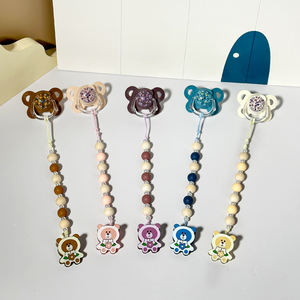 Conception populaire sans Bpa nouveau-né Silicone mangeoire <span class=keywords><strong>sucette</strong></span> bébé Anti perte dessin animé <span class=keywords><strong>sucette</strong></span> - Product Image 5