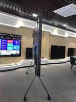 Écran intelligent LED tout-en-un de 108 à 163 pouces, écran de conférence Android avec support mural vidéo à distance