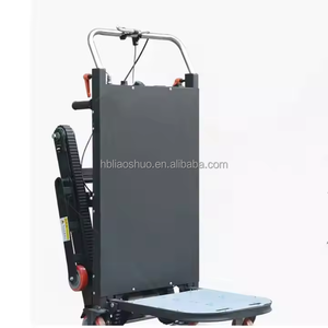 Mesin Transportasi Listrik Tugas Berat, Kontainer Gulung Baja Empat Roda, OEM Dapat Disesuaikan, Gerobak Dorong, Gerobak Belanja Pendaki Tangga - Product Image 3