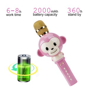 GAM-EKT01 Tenu Dans la main sans fil <span class=keywords><strong>microphone</strong></span> karaoké enfants jouet micro haut-parleur pour la maison KTV <span class=keywords><strong>Chant</strong></span> - Product Image 5