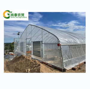 Túnel de invernadero agrícola de clima tropical, arco de Material PE pequeño adecuado de Sudáfrica - Product Image 3