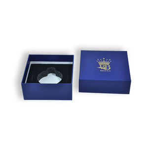 Directo de fábrica profesional de alta calidad profesional azul mate media cubierta logotipo personalizado tapa extraíble <span class=keywords><strong>Cajas</strong></span> de Regalo con inserciones - Product Image 3
