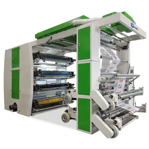 Alta Velocidade 8 Cor Pilha Tipo Máquina De Impressão Flexográfica De Papel Prensas De Impressão Flexográfica Para Venda