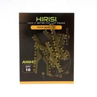 Kit de 10 perles pour hameçons de pêche à la carpe, stoppeurs pour hameçons de montage sur brin, accessoires de pêche à la carpe