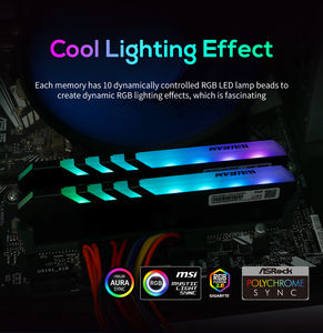 Mémoire <span class=keywords><strong>RAM</strong></span> pour ordinateur de bureau Walram <span class=keywords><strong>DDR4</strong></span> 8 Go 16 Go 3200mhz RGB UDIMM - Product Image 5