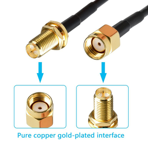 <span class=keywords><strong>Cable</strong></span> de extensión de tipo <span class=keywords><strong>WLAN</strong></span> SMA, <span class=keywords><strong>cable</strong></span> de antena de extensión RG174 de 5m, tipo enrutador, hembra a macho, 1, 2, 2, 2 - Product Image 3