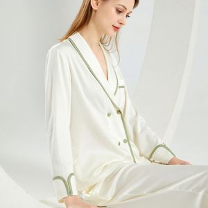 Mùa Thu Mùa Đông Mùa Hè Sang Trọng Phương thức Cho Đàn Hồi Eo Quần Áo Ngủ Đồ Ngủ Cho Phụ Nữ Dài Tay Áo Bộ Cho Nhà Sử Dụng - Product Image 6