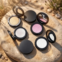Vente en gros de poudre illuminante pour le visage vegan avec logo personnalisé, marque privée, pigment de maquillage, palette d'illuminateurs