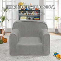 Un canapé pour tout-petits à une place, conçu pour la sieste, les jeux et le sommeil.