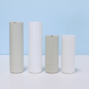 Manufacture Empty 45ml 25ml White Lotion <b>Bottle</b> Luxury Cosmetic Airless Rotary <b>Pump</b> Skin Care Cream <b>Bottle</b> - Product Image 1