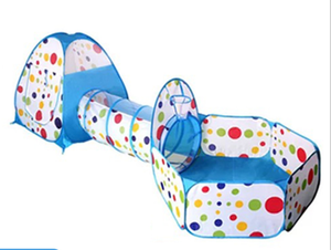 Tienda de juegos Pop-Up para <span class=keywords><strong>niños</strong></span> y niñas, 1 Túnel de gateo, 1 tienda de pelotas para interior y exterior, 3 piezas - Product Image 3