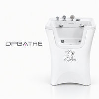 Machine à laver les chiens Dpbathe, pour l'intérieur des animaleries, avec sol antidérapant pour la sécurité des animaux