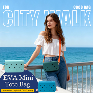 Sac fourre-tout mini tendance en EVA, facile à transporter pour les voyages et les activités de plein air, permet la personnalisation du charme pour une tenue minimaliste et élégante - Product Image 1