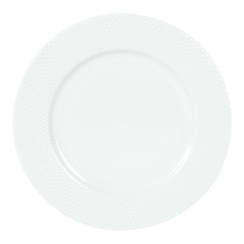 ASSIETTE DÎNER blanche