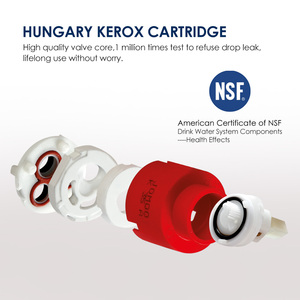 JOMOO Đơn Xử Lý Bồn Rửa Nhà Bếp Vòi Rắn Brass 360 Độ Xoay Bếp Vòi Tap Sàn Gắn Chrome - Product Image 4