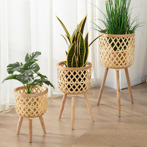 <span class=keywords><strong>Pot</strong></span> de fleurs classique <span class=keywords><strong>en</strong></span> <span class=keywords><strong>bambou</strong></span> tressé, support de plante <span class=keywords><strong>en</strong></span> bois, panier de plante <span class=keywords><strong>en</strong></span> rotin pour la décoration de la maison, salon - <span class=keywords><strong>Pot</strong></span> de sol fonctionnel - Product Image 6