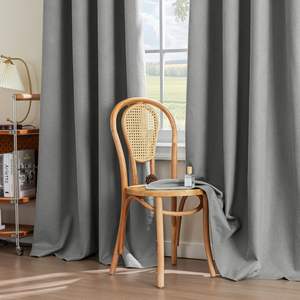 Cortinas PrinceDeco 100% Opacas, Juego de 2 Paneles con Ojales, 55 Pulgadas de Ancho x 96 Pulgadas de Largo, Tejido Jacquard, Aislantes Térmicas, Lavables - Product Image 6