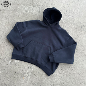 <span class=keywords><strong>Sweat</strong></span>-shirts à capuche personnalisés à épaules tombantes, coupe ample et oversize, avec impression DTG en relief, pour hommes - Product Image 1