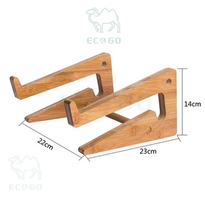 ที่วางแล็ปท็อป DIY สำหรับ <span class=keywords><strong>iPad</strong></span> ของแท่นวาง<span class=keywords><strong>จอ</strong></span>ไม้ป้องกันการกัดกร่อนออกแบบโลโก้ได้ตามต้องการ - Product Image 2
