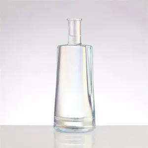 Individuelles Design durchsichtiger Whiskey-Leker-Brandy-Wodka Weingläser Glasflasche